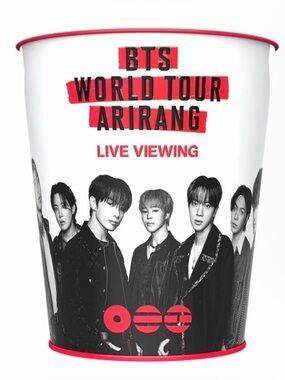 BTS Arirang Live Viewing Popcorn Bucket